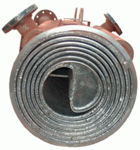 مبدل حرارتی صفحه‌ای اسپیرال (spiral plate heat exchanger):
